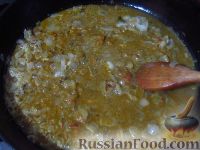 Курица под острым соусом карри